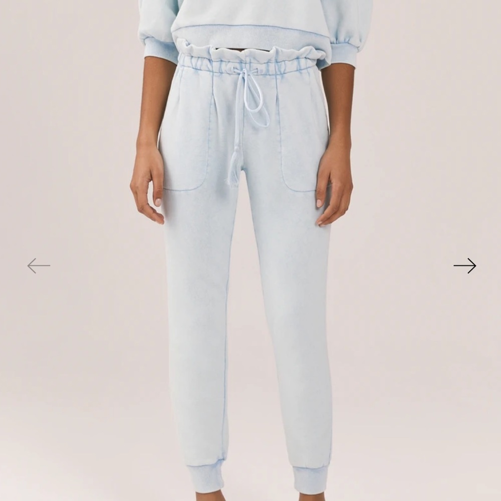 Something Navy Meghan Paperbag Sweatpants